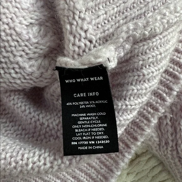 Who what wear chunky bobble stitch button front cardigan sweater - Picture 4 of 7